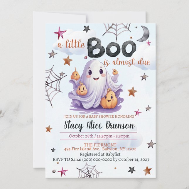 Une petite chouette est une invitation due (Devant)