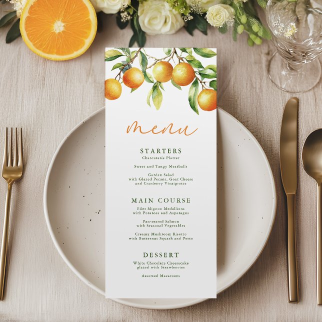 Une Petite Cutie Est En Chemin Menu Baby shower (Créateur téléchargé)