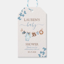 Une petite étiquette de cadeau pour bébé garçon Ba