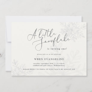 Une petite invitation à fêter un fêtrement de neig