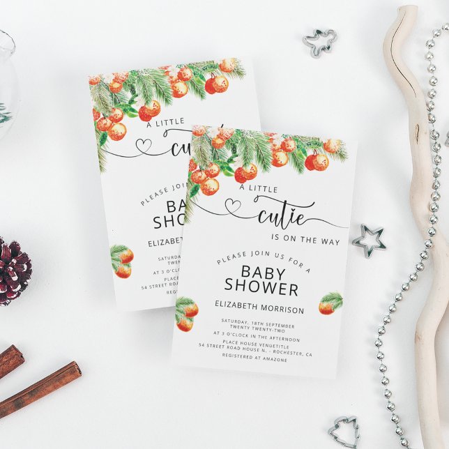 Une petite invitation au baby shower (Créateur téléchargé)