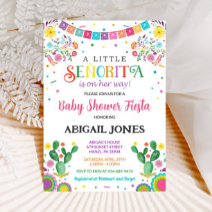 Une petite invitation baby shower senorita