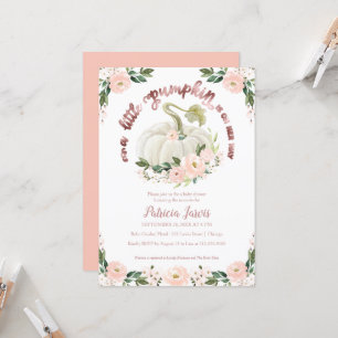 Une Petite Invitation De Baby shower Floral Citrou