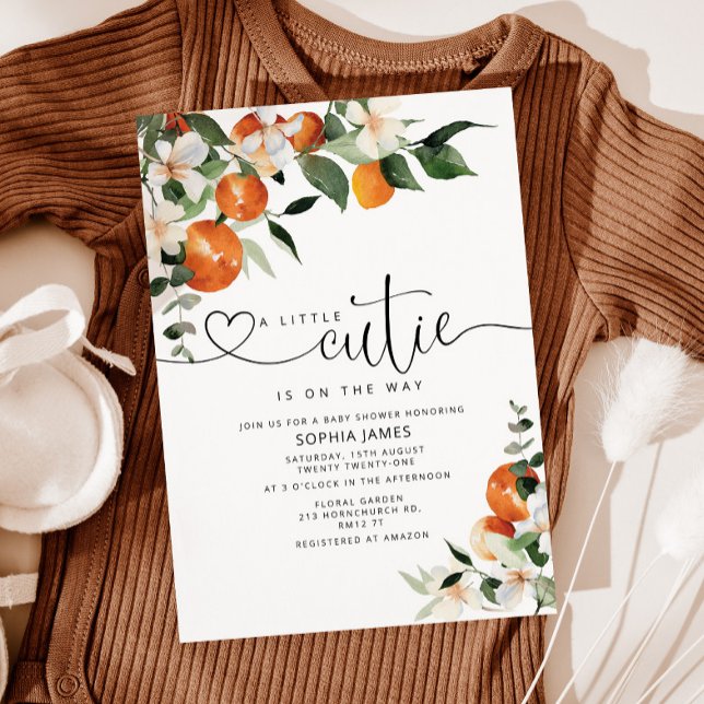 Une petite mignonne invitation pour une baby showe (Créateur téléchargé)