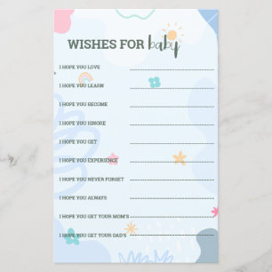 Une petite prévision de Baby shower des jeux Cutie