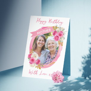 Une photo Carte d'anniversaire de maman / Fête des