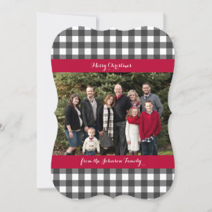 Une photo Carte de Noël - Buffalo Check Plaid