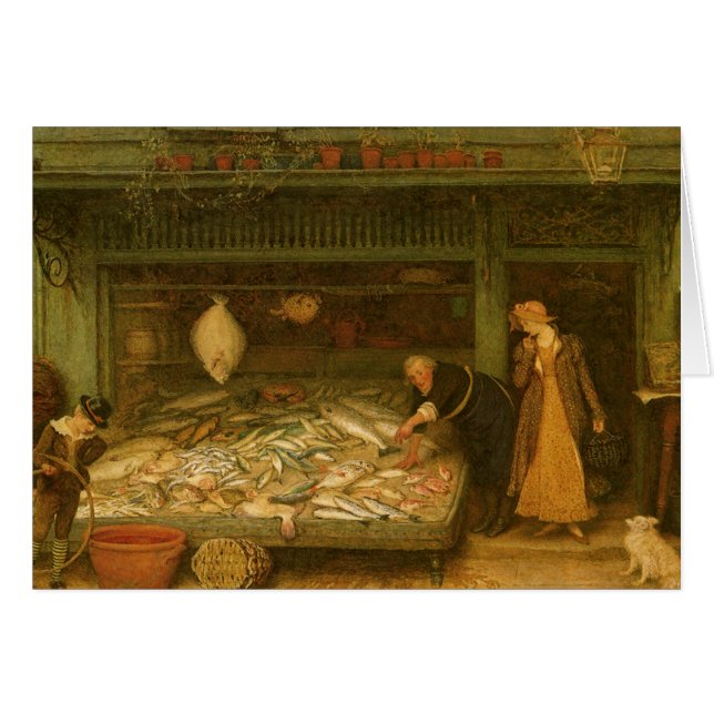 Une poissonnerie par Frederick Walker (Devant horizontal)