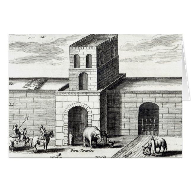 Une porte de la Grande Muraille (Devant horizontal)