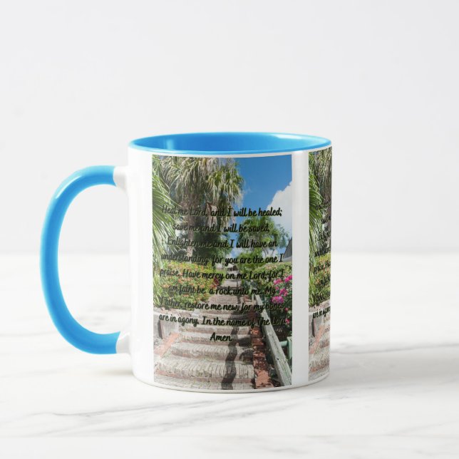 Une Prière Pour Guérir La Mug À Deux Tons (Gauche)