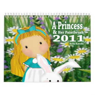 Une princesse et ses calendriers du pinceau 2011