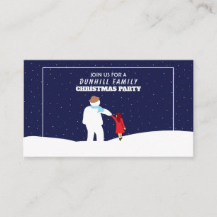 Une promenade avec Snowman, Invitation Ticket de F