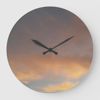 Une promenade dans les nuages 1 Horloge murale acr