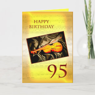 Une quatre-vingt-quinzième carte d'anniversaire