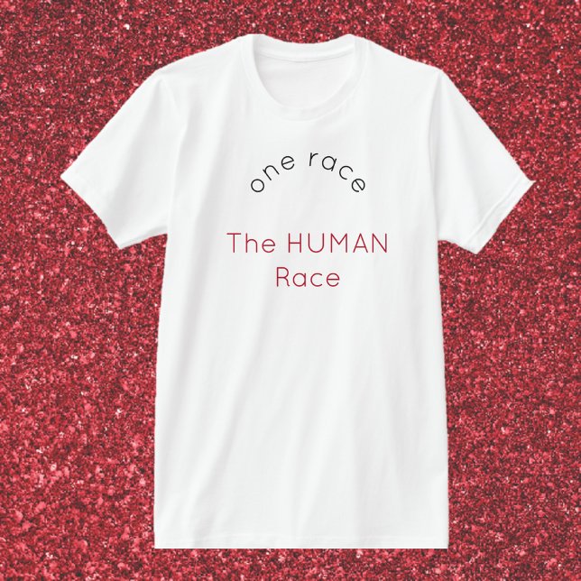 Une race : T-shirt humain (Créateur téléchargé)