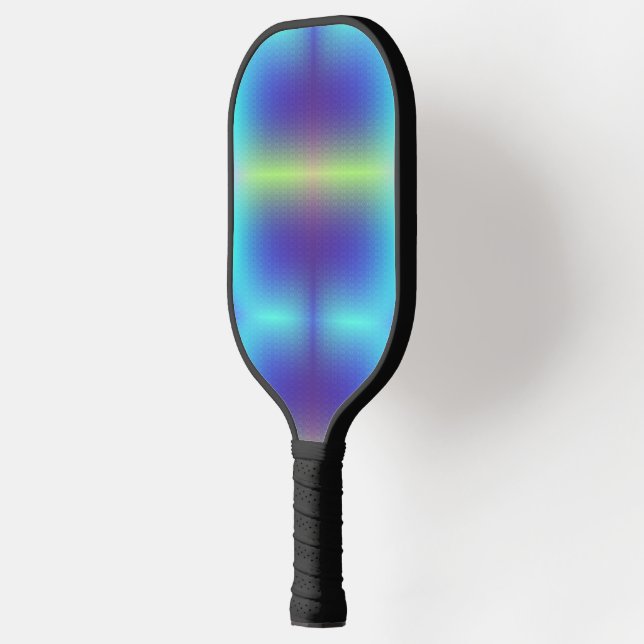 Une raquette de pickleball avec un design dégradé  (Gauche)