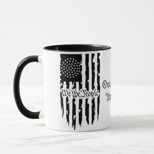 Une république sous Dieu café Mug (Gauche)