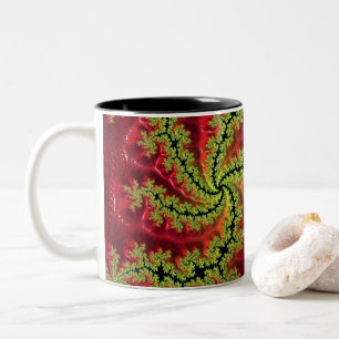 Une Rivière Traverse À Travers Il Café Mug