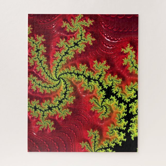 Une Rivière Traverse Le Puzzle (Vertical)