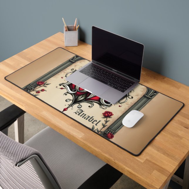 Une romance gothique. Un style gothique et orné (Bureau 2)