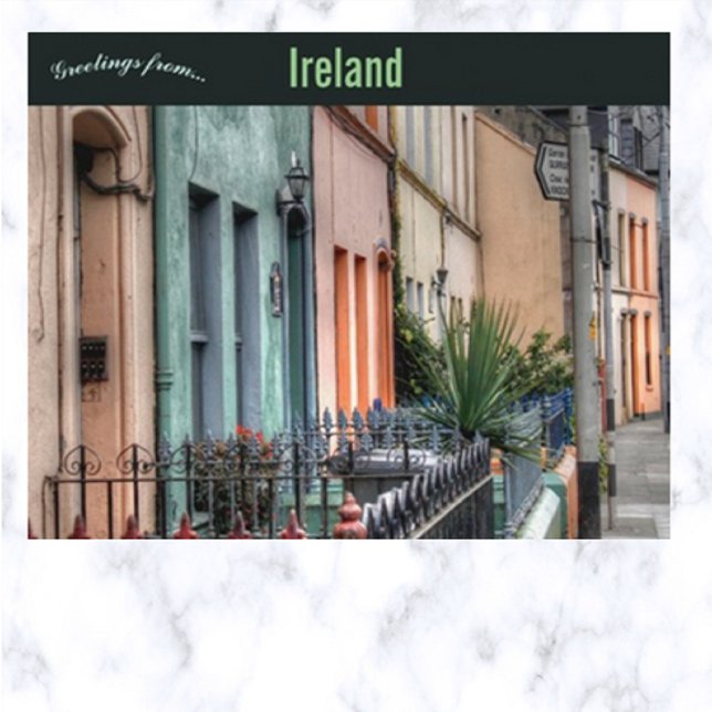 Une rue à Cork Irlande Carte postale (Créateur téléchargé)