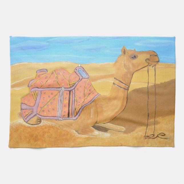 Une serviette de cuisine A Camel (Horizontal)