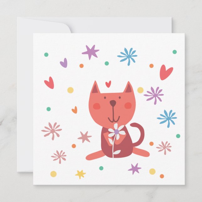 Une seule carte de voeux "love from" (Devant)