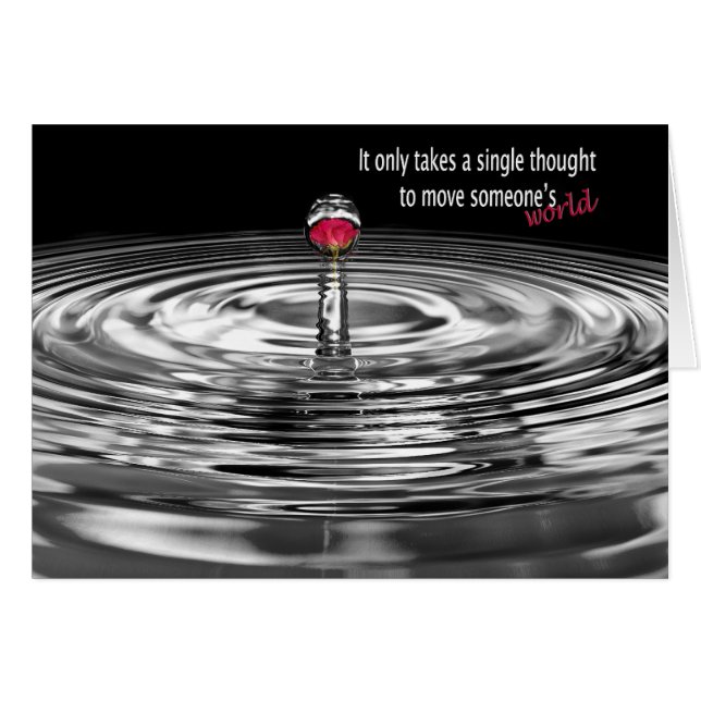 Une seule goutte (Devant Horizontal)