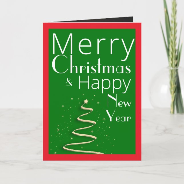 Une seule photo pleine saignée Joyeuse carte de No (Devant)