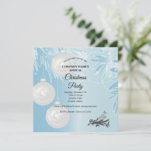 Une simple et élégante invitation à la fête de Noë