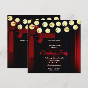 Une simple et élégante invitation à la fête de Noë