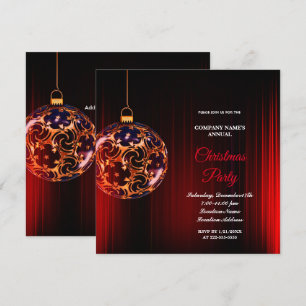 Une simple et élégante invitation à la fête de Noë