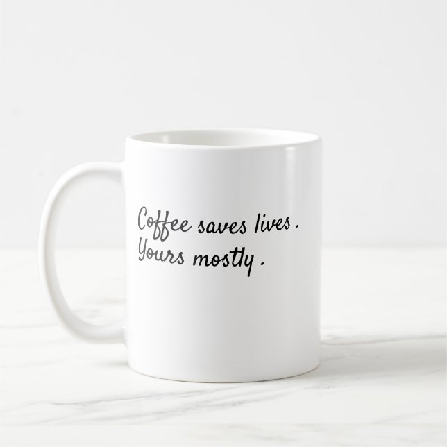 Une simple tasse à café (Gauche)