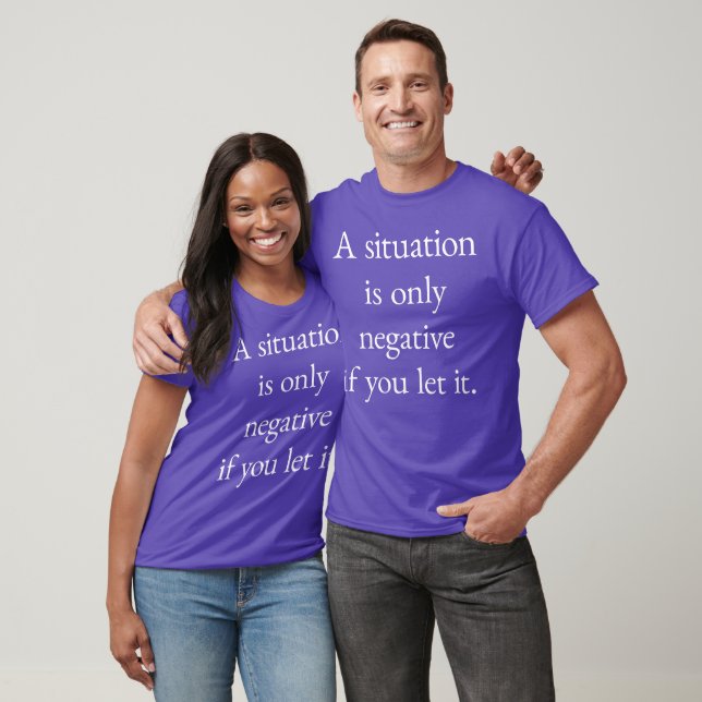 Une situation T-shirt noir basique (Unisexe)