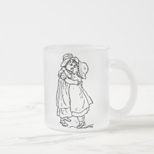 Une soeur est une tasse en verre pour toujours