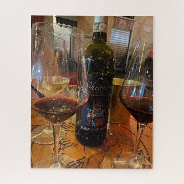 Une soirée à Rome, Vins pour trois ! Jigsaw Puzzle (Vertical)