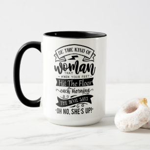 Une sorte de Mug de café féminin