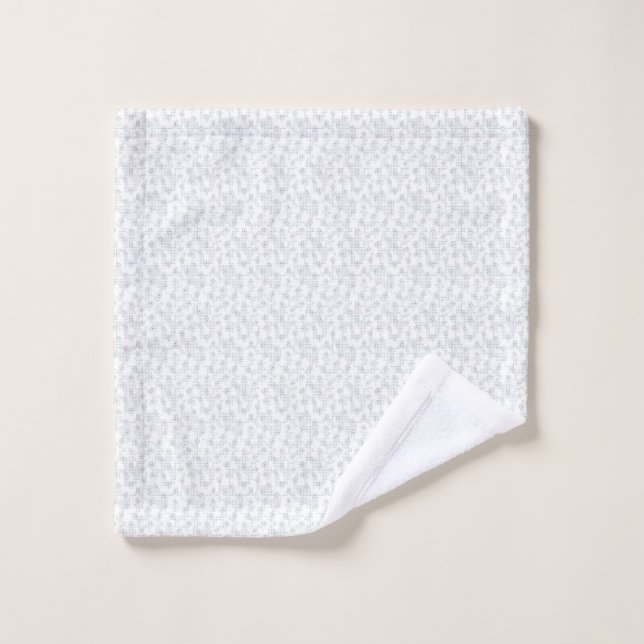 Une surface entièrement blanche et sans fonctionna (Gant de toilette)