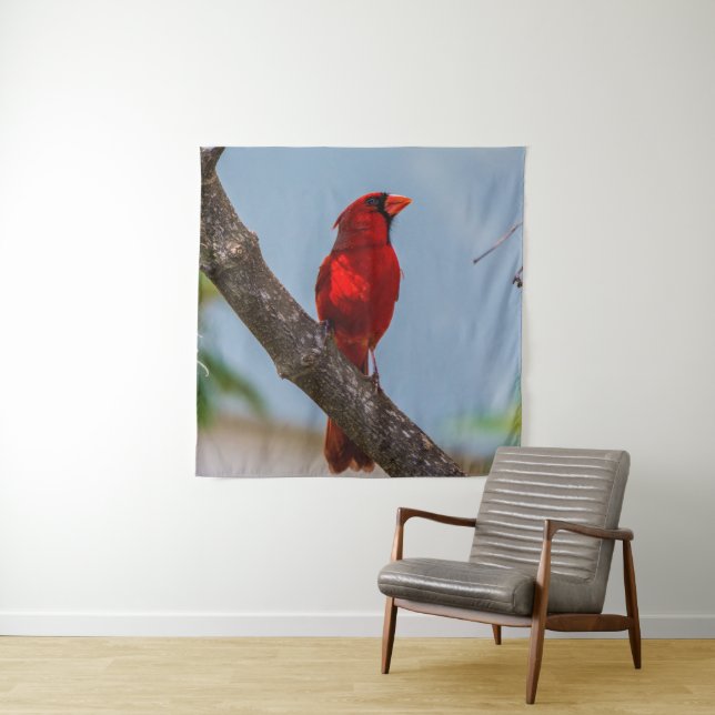 Une tapisserie Cardinal 57 x 57 (En situation)