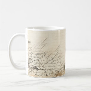 Une tasse à café de style victorien