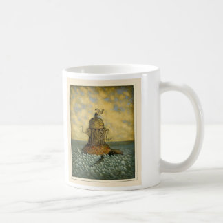 Une tasse avec une cosmologie idiote là-dessus