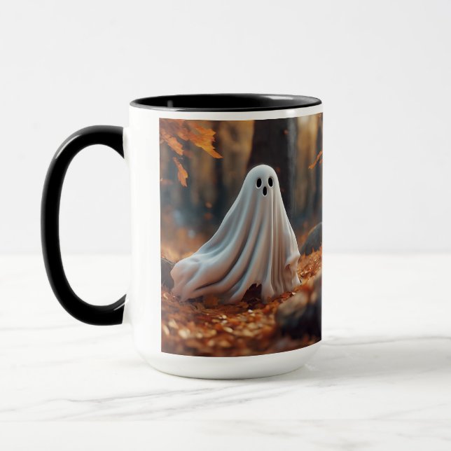 Une tasse d'automne avec un jeu de mots (Gauche)
