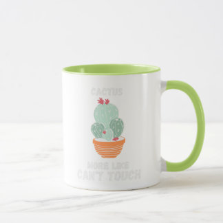 Une tasse de cactus drôle et mignonne