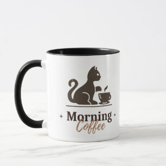 Une tasse de café avec un design