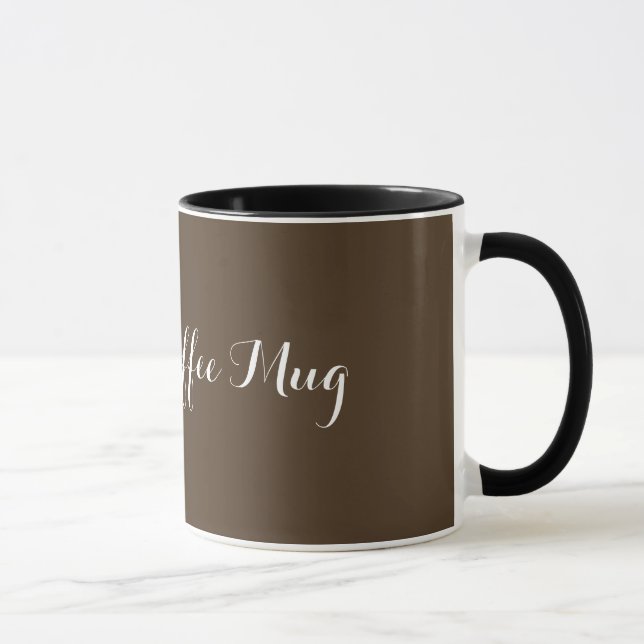 une tasse de café noir personnalisée (Droite)