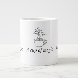 Une tasse de magie - Tasse de thé au lait minimali
