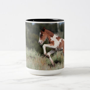 Une tasse de mustang de "pluie"