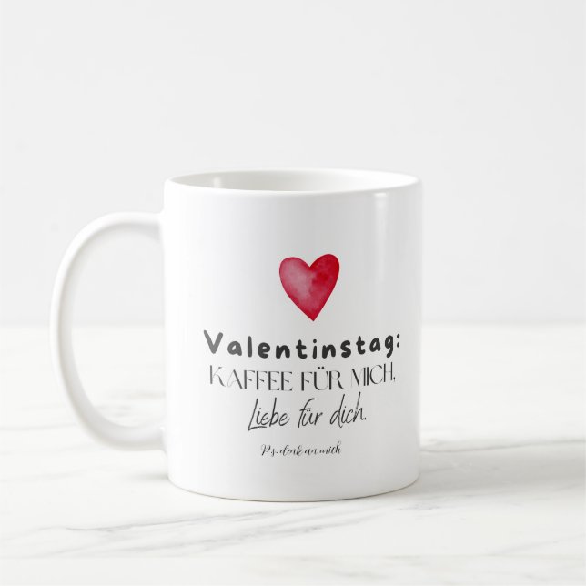 Une tasse de Saint-Valentin personnalisable (Gauche)
