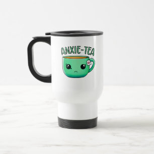 Une tasse de thé Anxie-Tea Anxiety Pun
