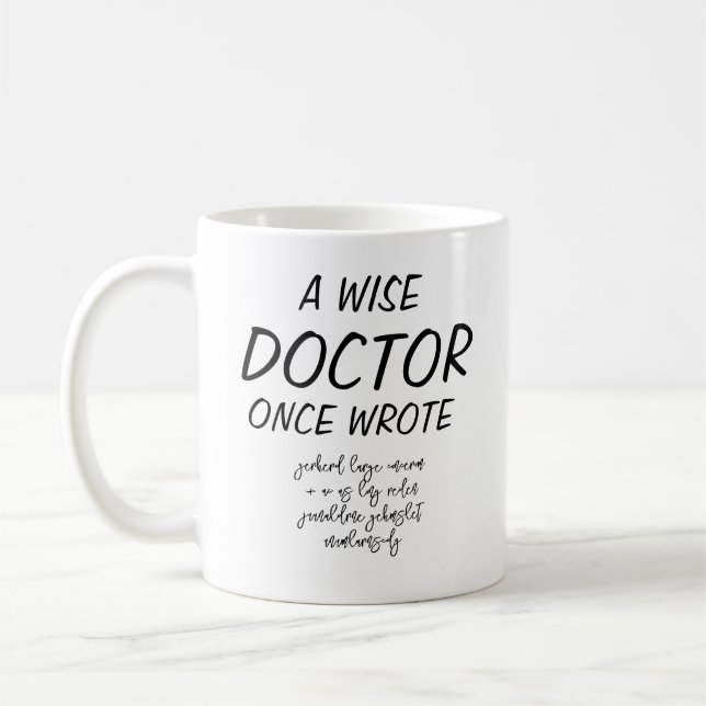 Une tasse écrite par un sage docteur • Idées de ca (Gauche)